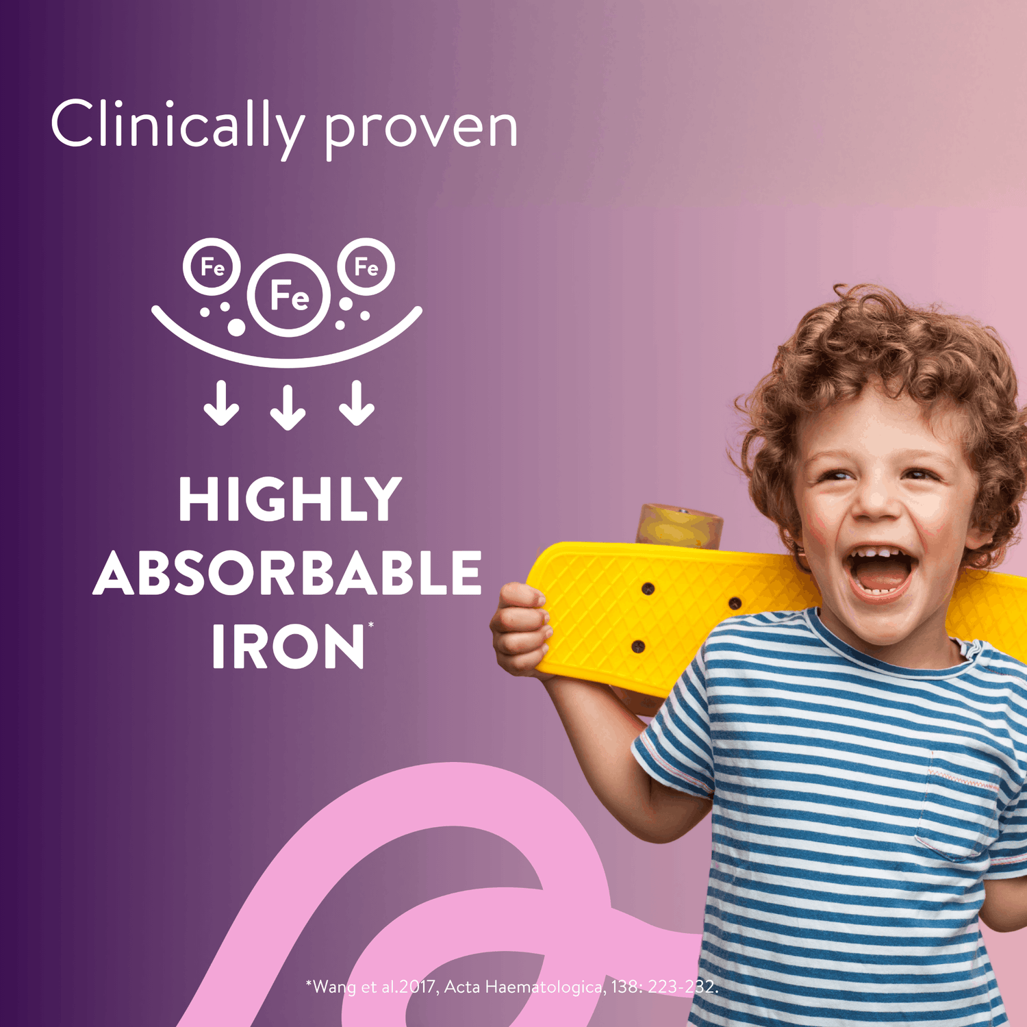 Active Iron Kids | Iron + Vitamin D | 30 Blackcurrant Soft Chews | 30 Day Supply