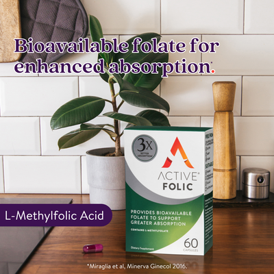 Active Folic | Folic Acid for Pregnancy | 60 Capsules
