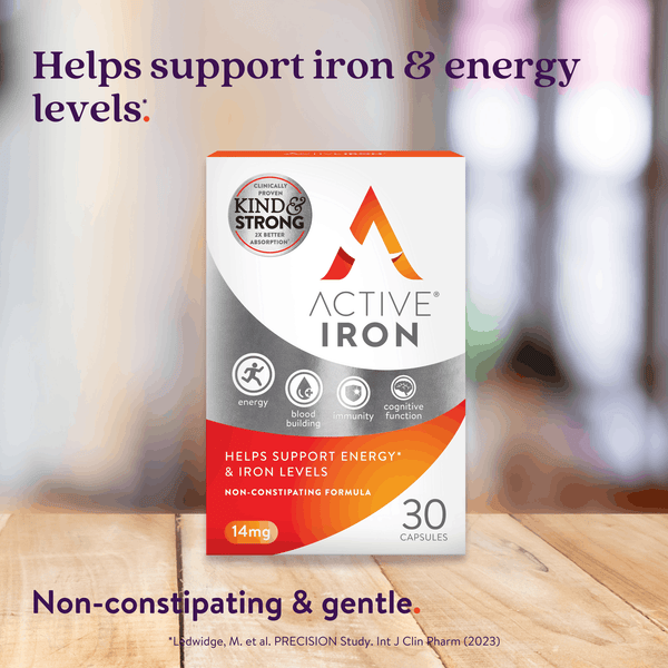Active Iron | 14mg | Twin Pack | 60 Capsules